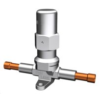 AWA shut-off valve series 881-2, stainless steel 6mm solder, 63bar