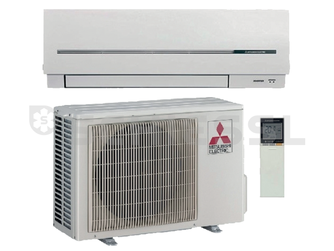 Mitsubishi M-Series set with heat pump & inverter with winter ...