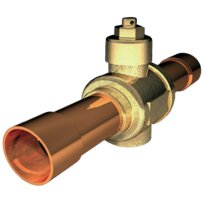 Euro ball shut-off valve BI-FLOW 60 bar 6mm solder without schrader  REF1.1.N.A.006.1.60