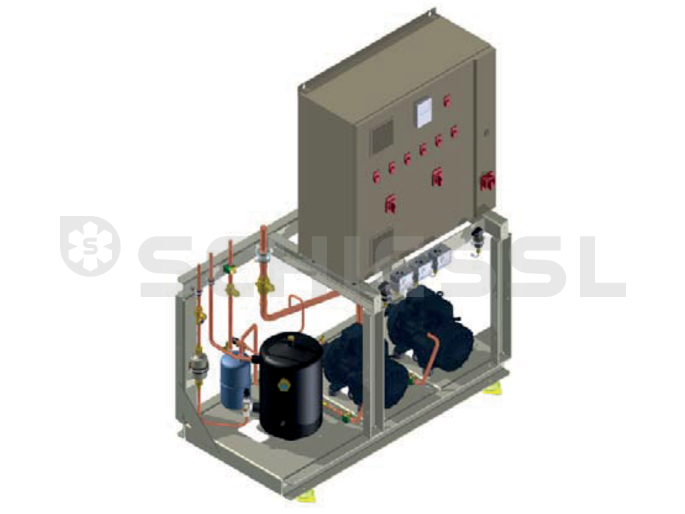 Euro Line unità compressore convert. di freq. regolato E-FU-2DO-5 HI421CC.CIMR-AC4A0044