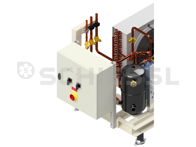 Opzione: Fissaggio centralina elettrica e cablaggio per compositi Dorin EV3DO