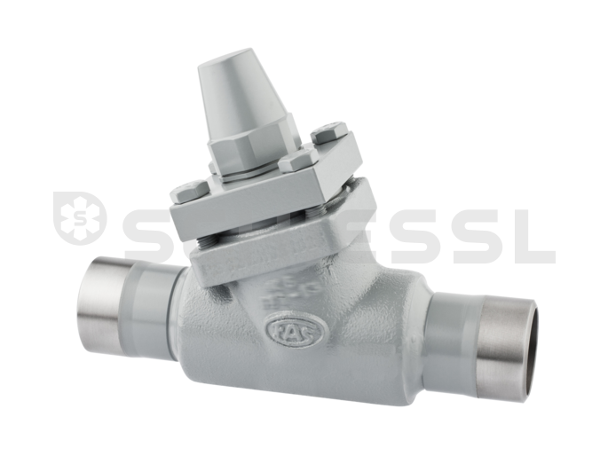 FAS shut-off valve with cap HDK 80 welding flange