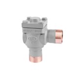 FAS corner check valve cast REL 2x ODS 64