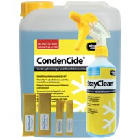 Cleaning agent pack StayClean 0,5L + 4 strips, 5L CondenCide