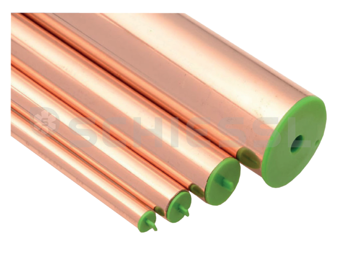 Copper pipe in rods K65 120bar 1-1/8"x1,90mm  (rod=5m)