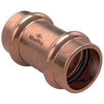 IBP straight coupler &gt;B&lt; Maxipro MPA5270 1 1/8" copper