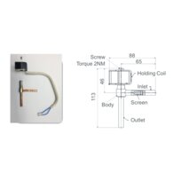 Copeland digital solenoid valve with coil ZR/ZB/ZF/ZP/ZO 220VAC 8413795