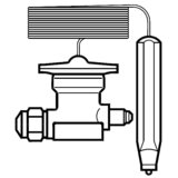 Danfoss elemento termostatico tubo capillare 5m PHTS R404A/507 -40-10C  067B3319