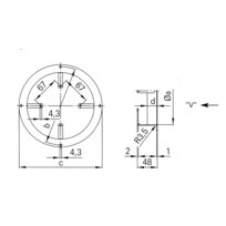 EBM wall ring D = 300mm suction (V) 52547-2-4037
