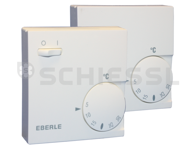 Eberle termostato RTR-E 6121 0/+30C bianco puro