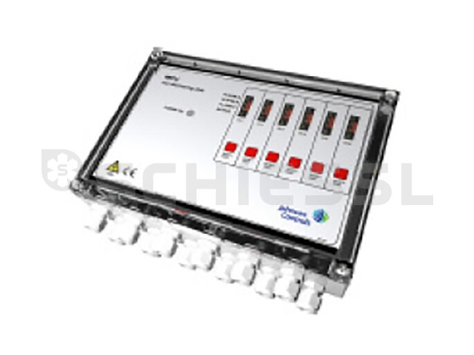 JCI gas warning control unit MPU4C: 4 channels, 230VAC / 24VDC, IP66