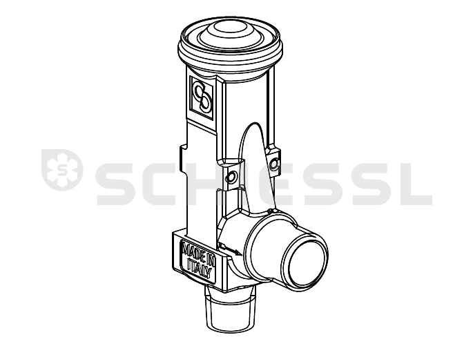 Panasonic CO2 R744 Überdruckventil PAW-CO2-PRV80 80bar 3/8" NPT-1/2"G