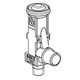 Panasonic CO2 R744 Überdruckventil PAW-CO2-PRV80 80bar 3/8" NPT-1/2"G