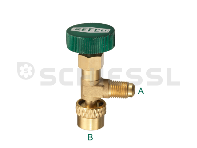 Refco schrader valve actuator A-33010 7/16''UNFx7/16''UNF