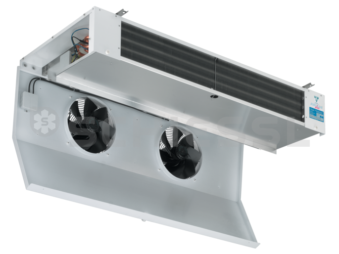 Roller air cooler ceiling CO2 DLKT 614 COI 80bar EC with heating