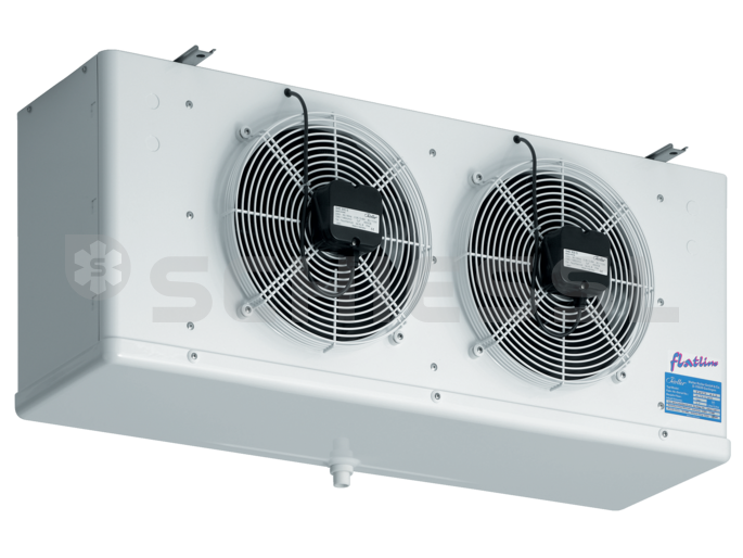 Roller air cooler ceiling / wall flatline FHVT 612 EC with heating