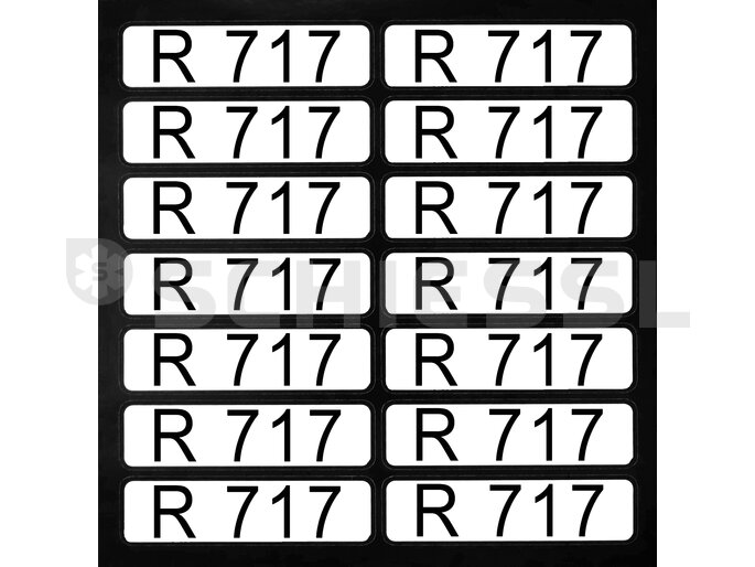 Stickers for direction arrows R717 (1 set = 14 pcs)