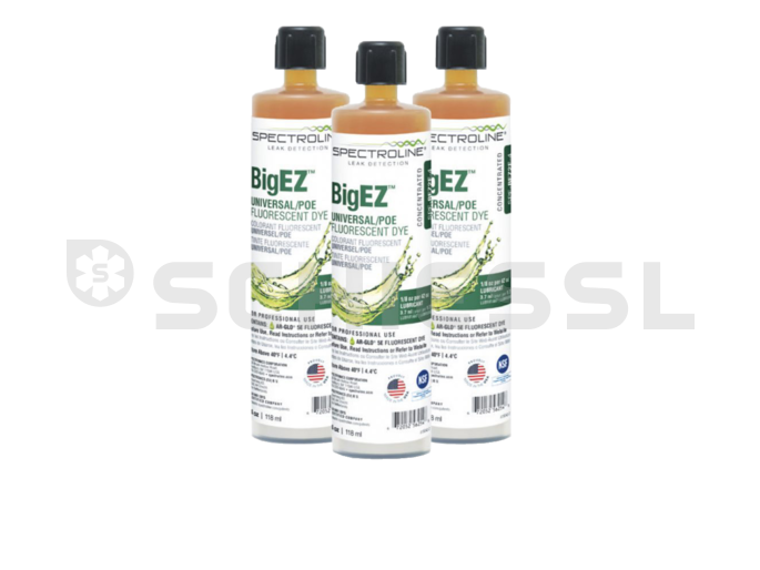 Fluorescent dye cartridge BigEZ SPE-BEZ2E-4 118ml max.118kg refrigerant