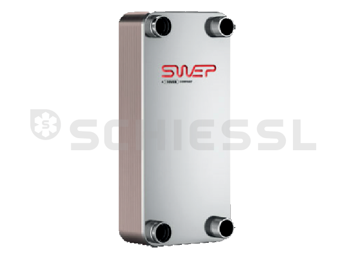 SWEP plate heat exchanger 31bar V80Hx30/1P-SC-S 16+35.1solder+2x1 1/4"&amp;28L
