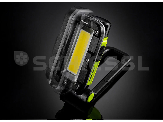 UNILITE faltbare Bauleuchte 1450 Lumen, akkubetrieben