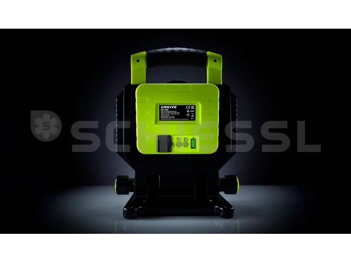 UNILITE Bauleuchte 5500 Lumen, akkubetrieben